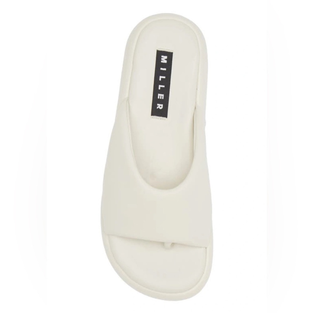 SIMON MILLER Taffy Puffy Platform Slide Sandal In Macadamia Size 40, US 9.5 - Picture 5 of 11
